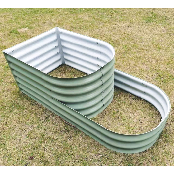 BasicallyDecor Gardenselect DShaped 2 Tier Garden Raised Bed Wayfair